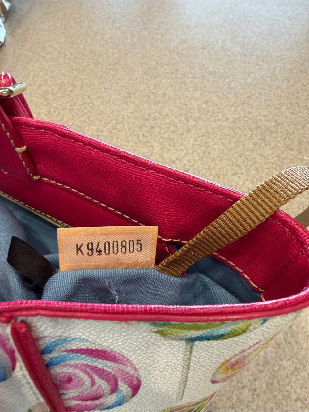 Dooney & Bourke Pink-Trim Lollipop Print Tote - Picture 10 of 10